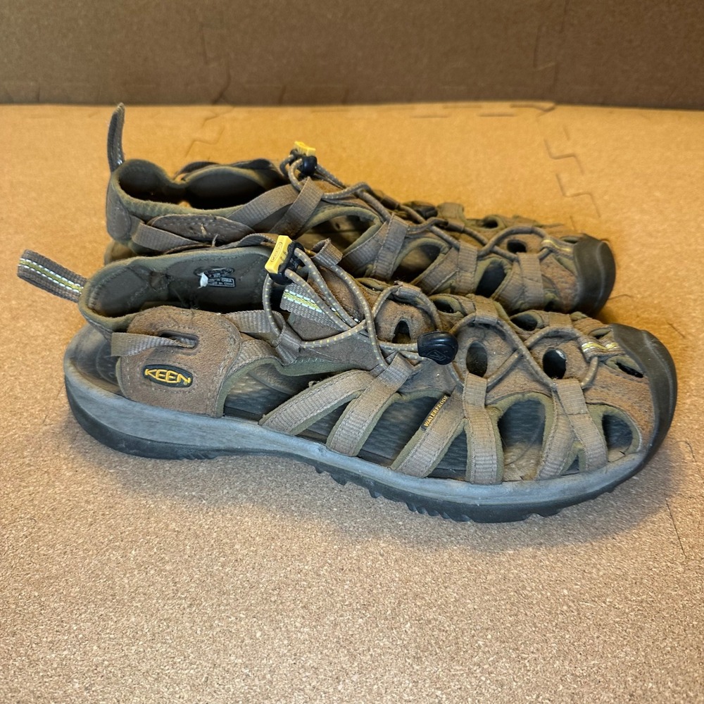 Keen Whisper Brown Waterproof Hiking Sandal Womens 11 1003713 Outdoor Water Shoe